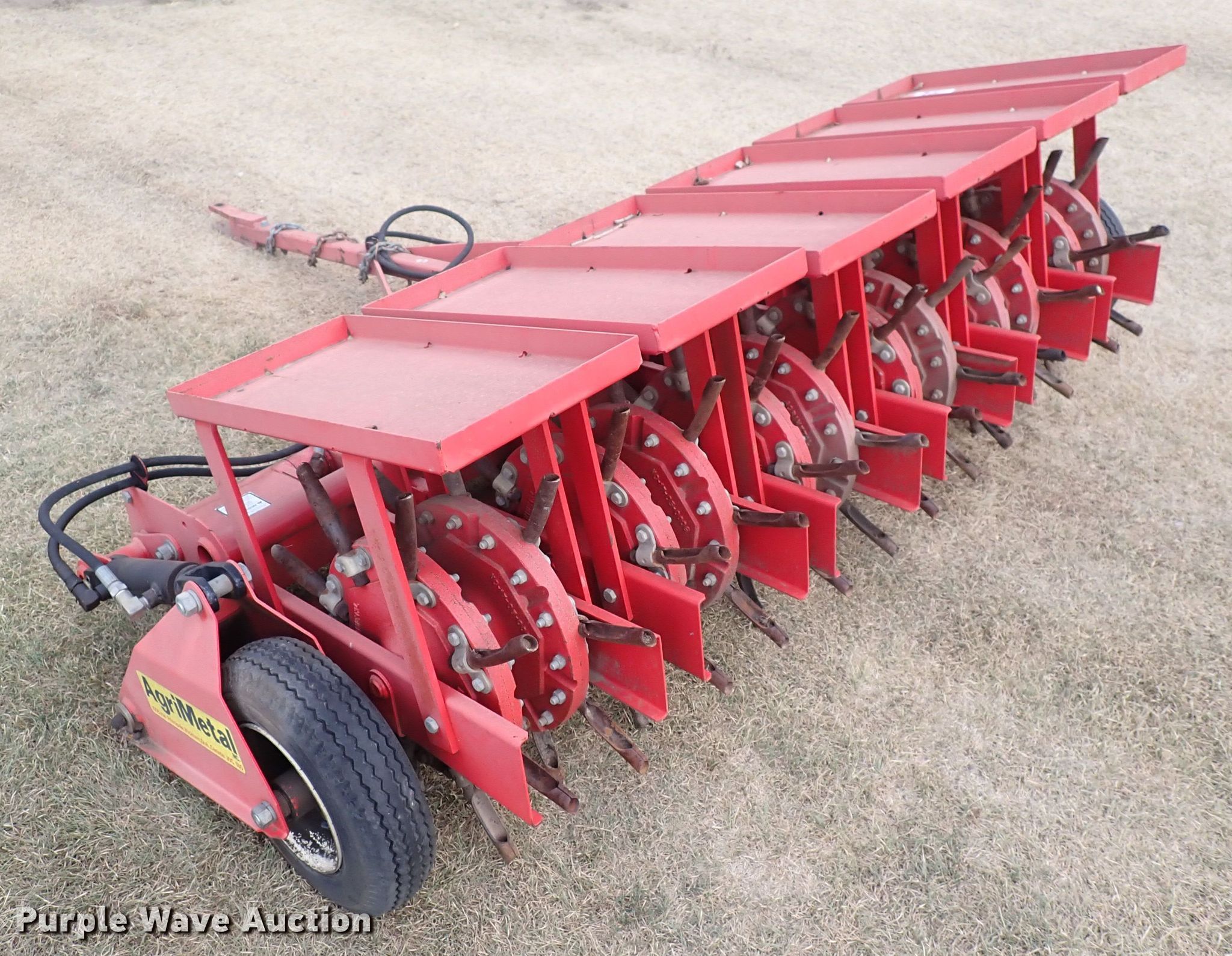 AgriMetal FA 720 aerator in Colwich, KS Item DG2687 sold Purple Wave