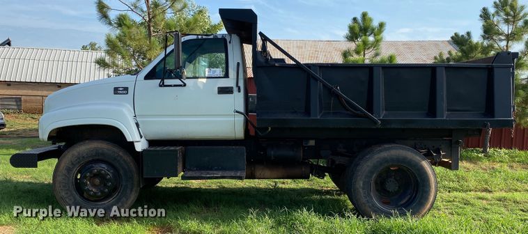 image for item DK6371 1999 Chevrolet C7500  dump truck