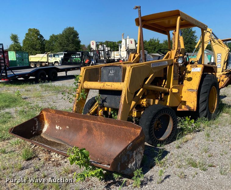 image for item DK6379 1980 John Deere 310A  backhoe