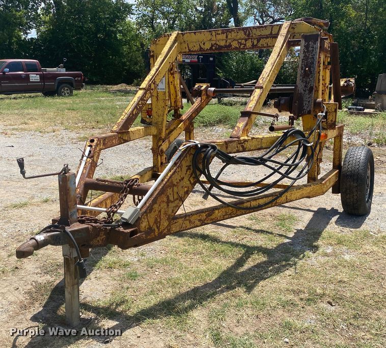 image for item DK6384 Shop built  reel trailer