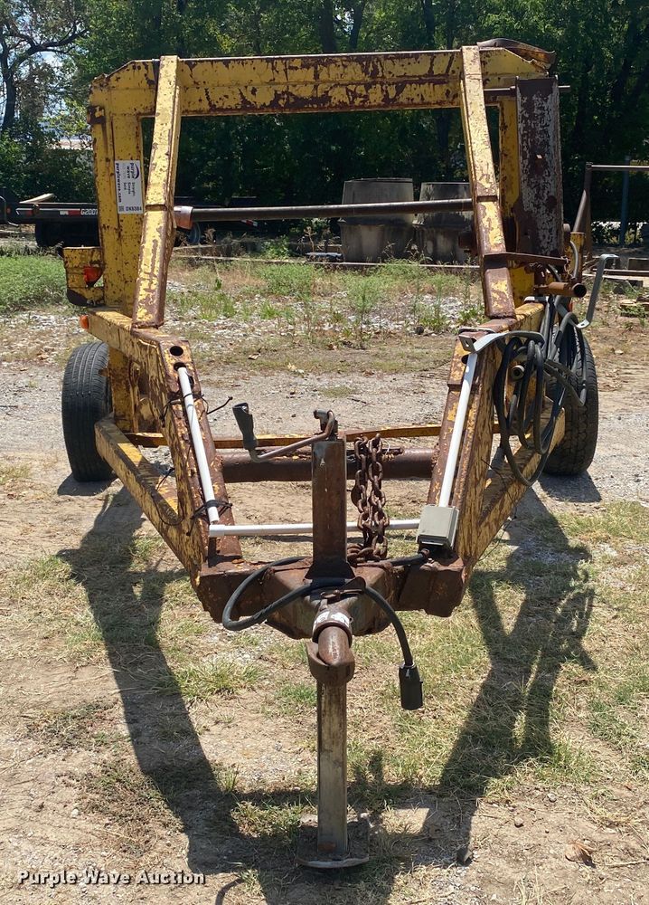 image for item DK6384 Shop built  reel trailer