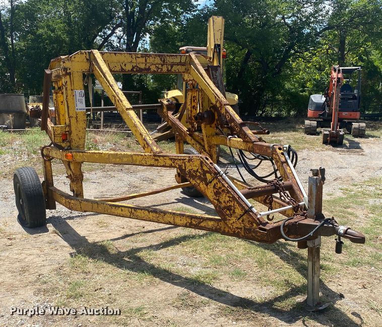 image for item DK6384 Shop built  reel trailer