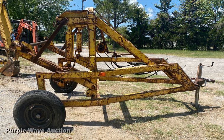 image for item DK6384 Shop built  reel trailer