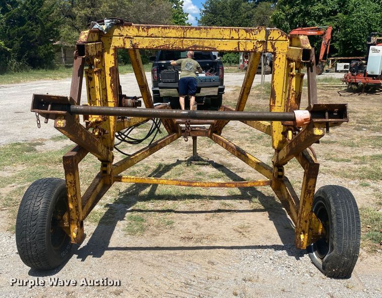 image for item DK6384 Shop built  reel trailer