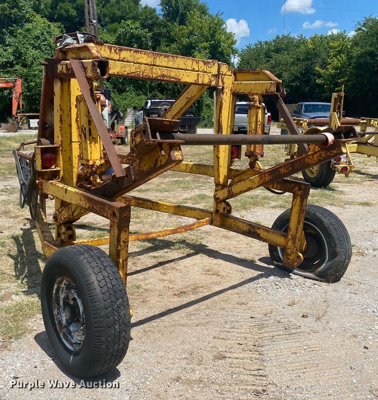 image for item DK6384 Shop built  reel trailer