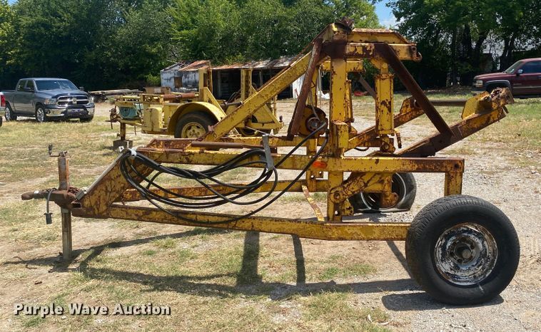 image for item DK6384 Shop built  reel trailer