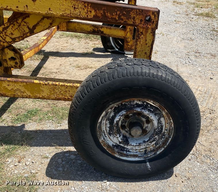 image for item DK6384 Shop built  reel trailer