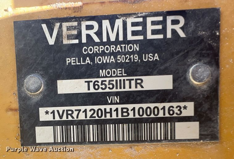 image for item DK7055 Vermeer T655  trencher boom