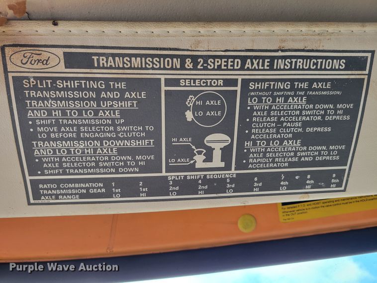 image for item DM2456 1978 Ford F700  dump truck