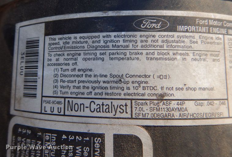 image for item DO1475 1995 Ford F700  dump truck