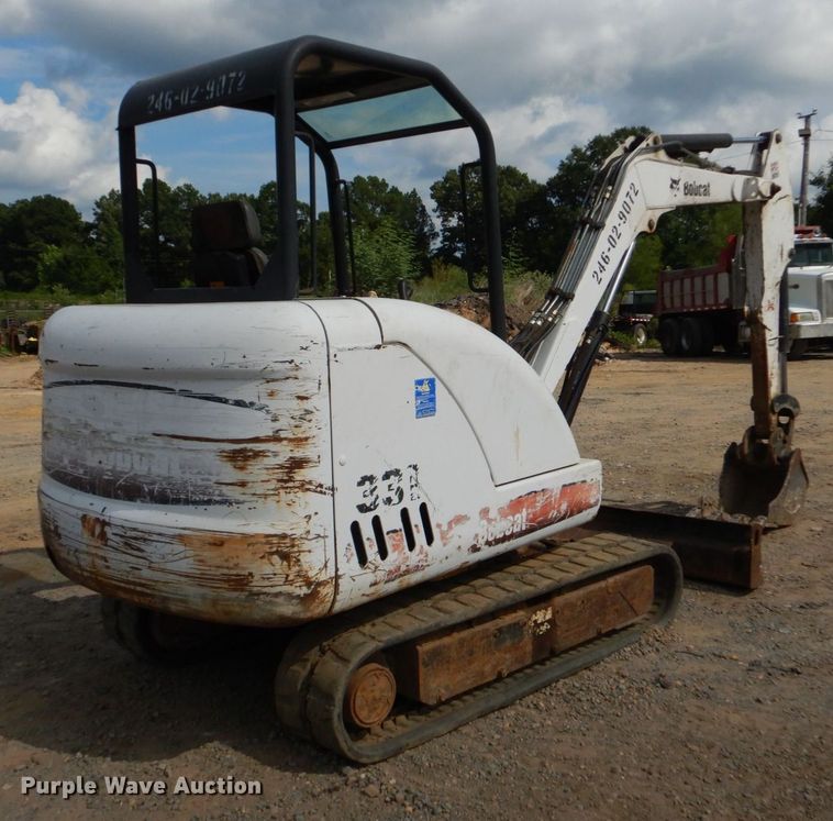 image for item DO1494 2009 Bobcat 331  mini excavator