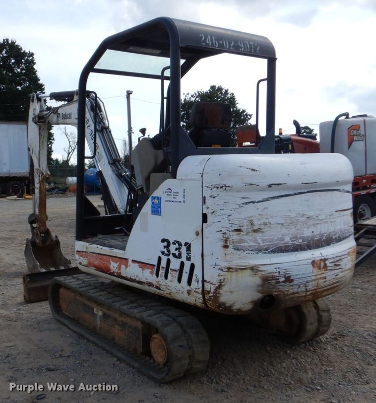 image for item DO1494 2009 Bobcat 331  mini excavator