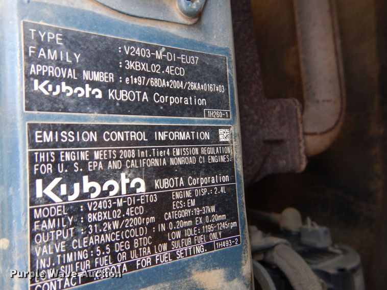 image for item DO1494 2009 Bobcat 331  mini excavator