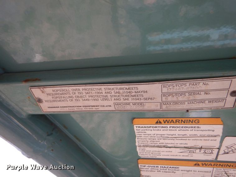 image for item DO1498 2006 Yanmar ViO35-3  mini excavator