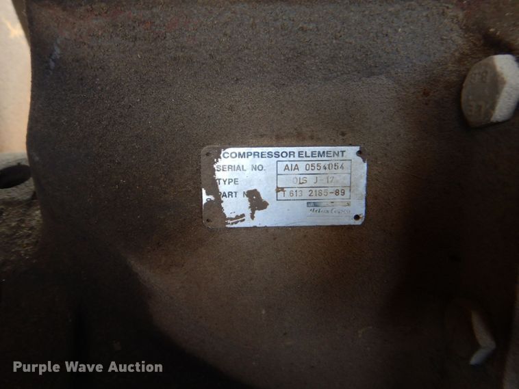 image for item DO1502 1997 Atlas Copco XAS90  air compressor