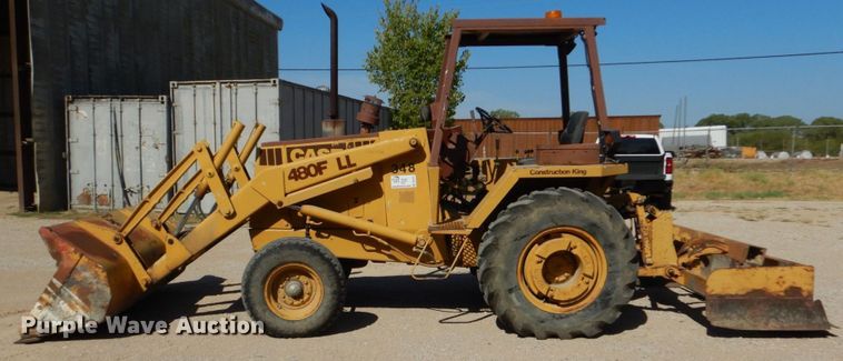 image for item DO1517 1991 Case 480F  landscape tractor