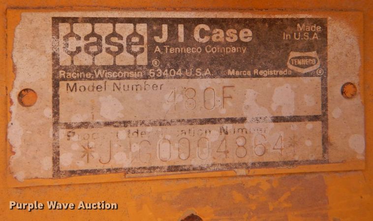 image for item DO1517 1991 Case 480F  landscape tractor