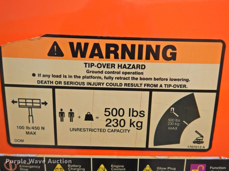 image for item DP4839 2010 JLG 600AJ  boom lift