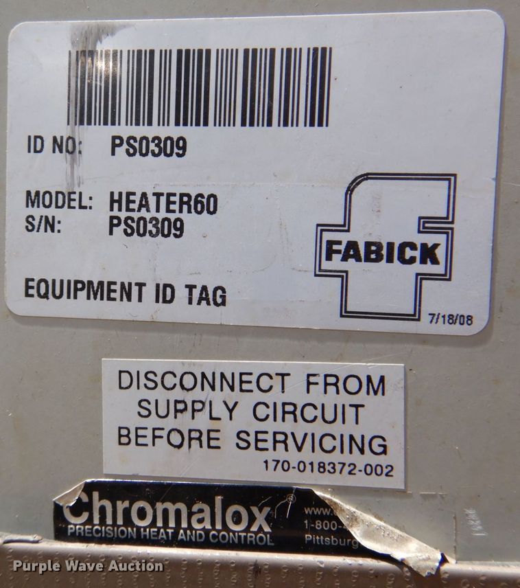 image for item DR1966 (3) Caterpillar Heater 60 electric heaters