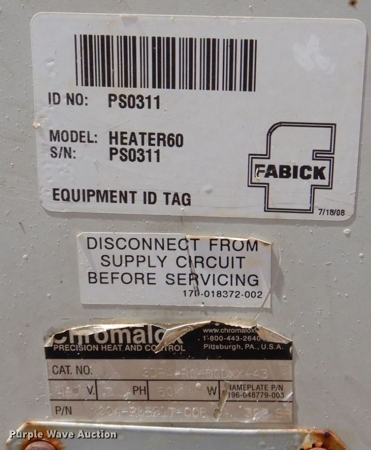 image for item DR1966 (3) Caterpillar Heater 60 electric heaters