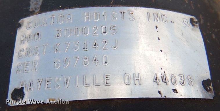 image for item DR1969 Custom Hoists 300205  hoist