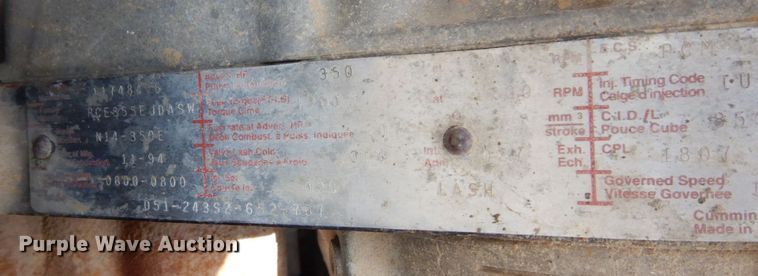 image for item DS1293 1995 Peterbilt 377  dump truck