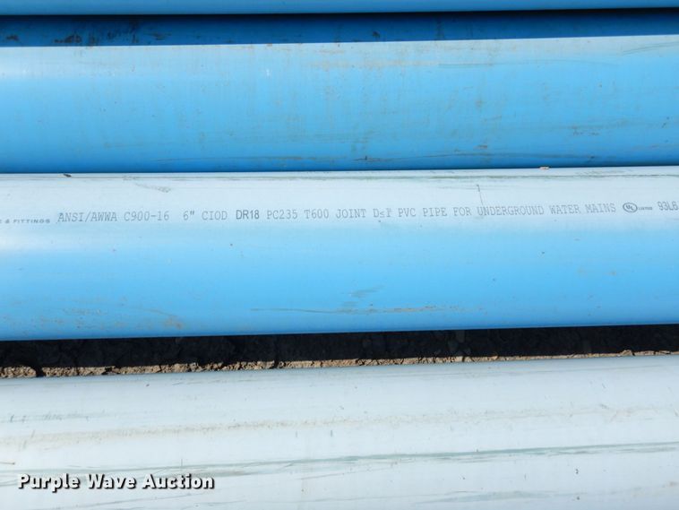 Napco C90016 DR18 PVC pipe in Topeka, KS Item DS1326 sold Purple Wave
