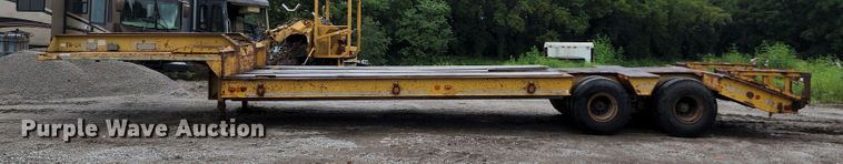 image for item JB9088 1978 Vulcan  drop deck equipment trailer