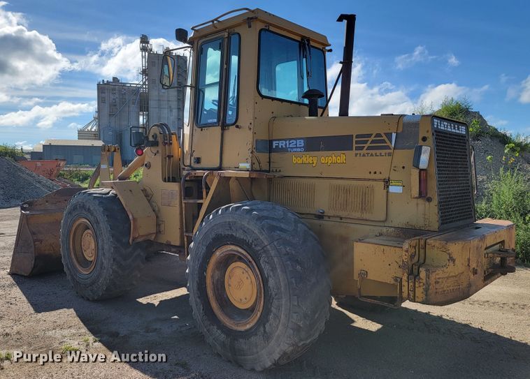 image for item JC9698 1989 Fiat-Allis FR12B  wheel loader