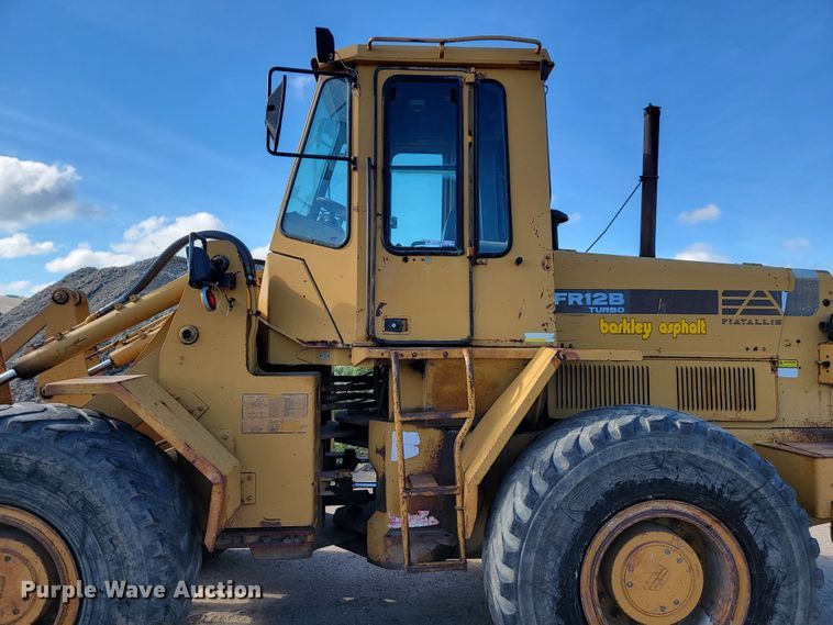 image for item JC9698 1989 Fiat-Allis FR12B  wheel loader