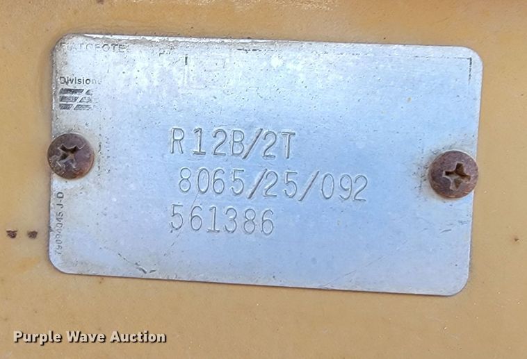 image for item JC9698 1989 Fiat-Allis FR12B  wheel loader