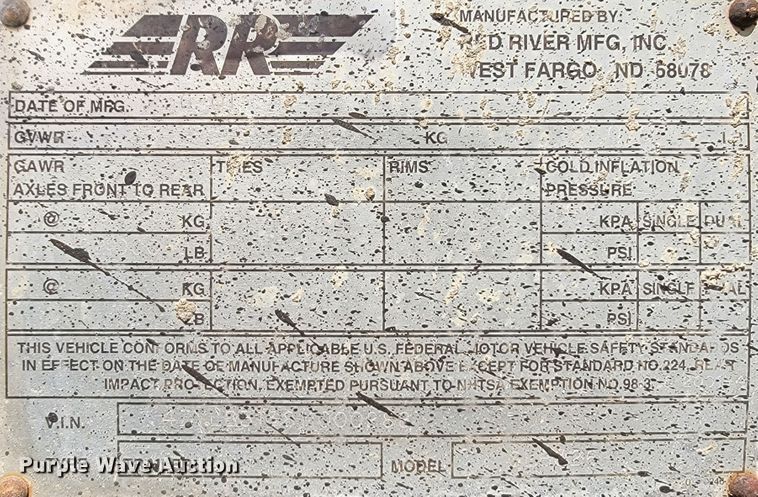 image for item JC9699 2001 Red River OLB326  live bottom trailer