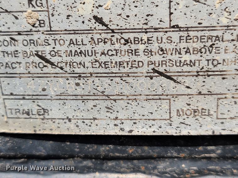 image for item JC9699 2001 Red River OLB326  live bottom trailer