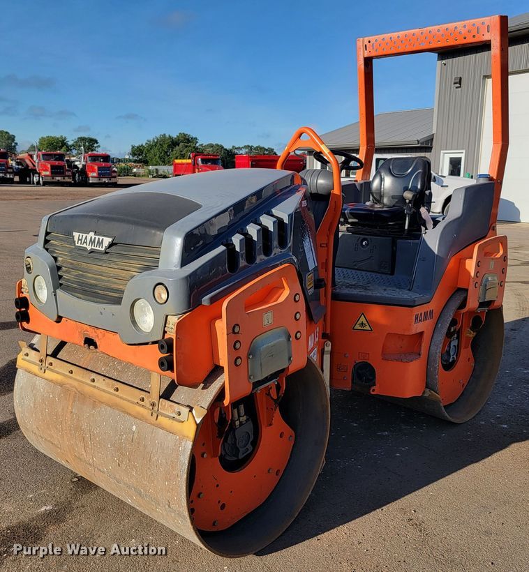 image for item JC9703 2009 Hamm HD13VV  double drum vibratory roller