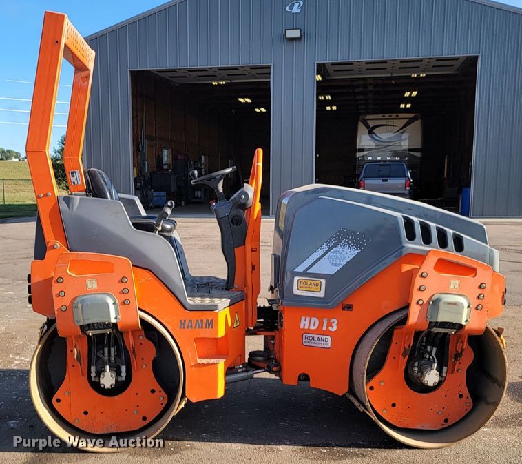 image for item JC9703 2009 Hamm HD13VV  double drum vibratory roller
