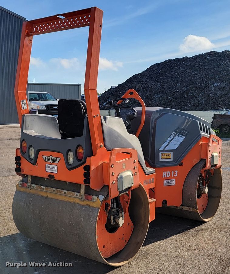 image for item JC9703 2009 Hamm HD13VV  double drum vibratory roller
