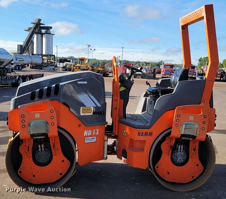 image for item JC9703 2009 Hamm HD13VV  double drum vibratory roller