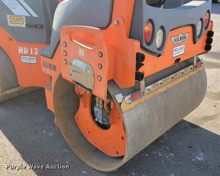 image for item JC9703 2009 Hamm HD13VV  double drum vibratory roller