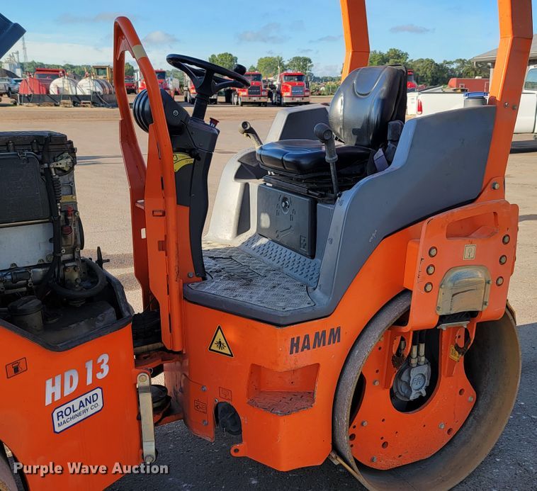 image for item JC9703 2009 Hamm HD13VV  double drum vibratory roller