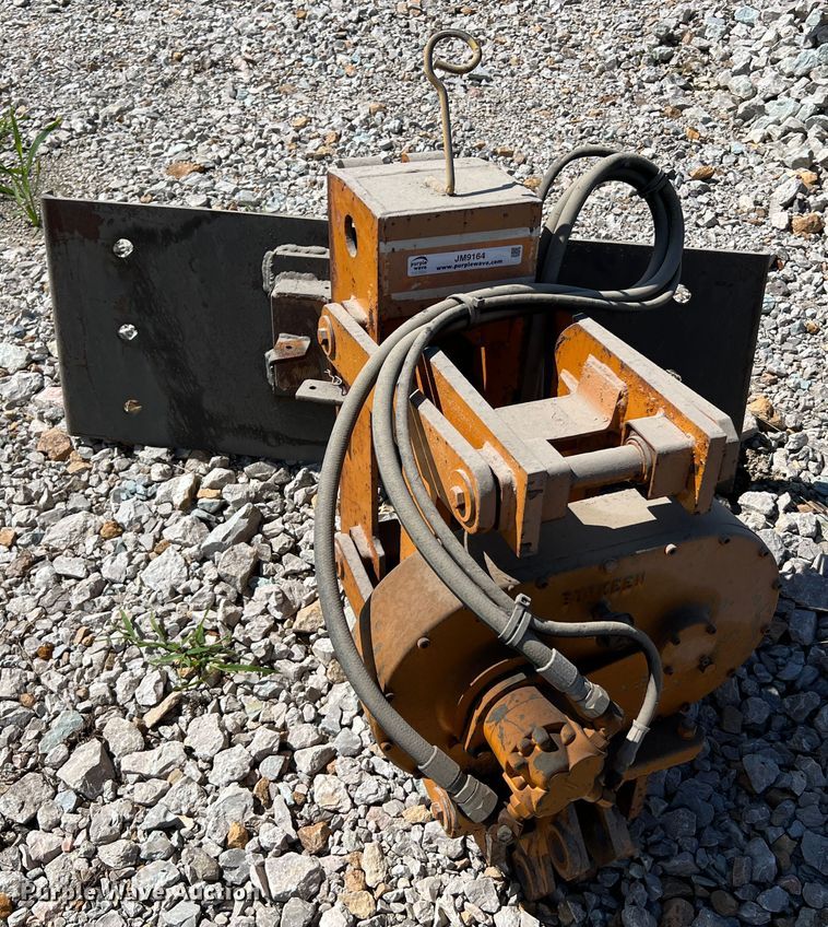 image for item JM9164 Burkeen  compact utility loader cable plow