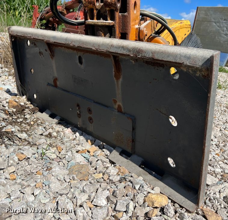 image for item JM9164 Burkeen  compact utility loader cable plow