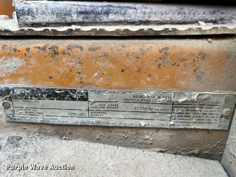 image for item JM9172 1995 Case 721B  wheel loader