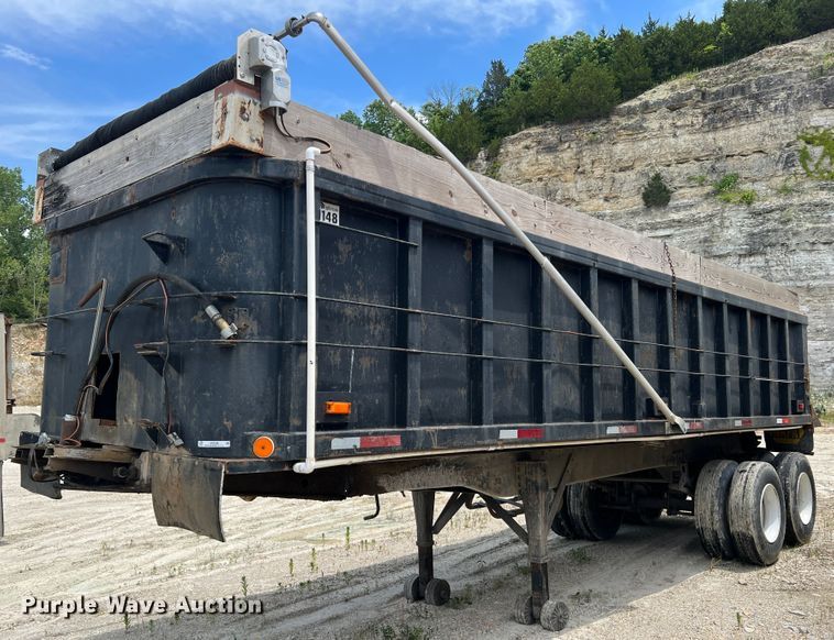 image for item JM9288 1968 Mt. Vernon HYH2127  end dump trailer