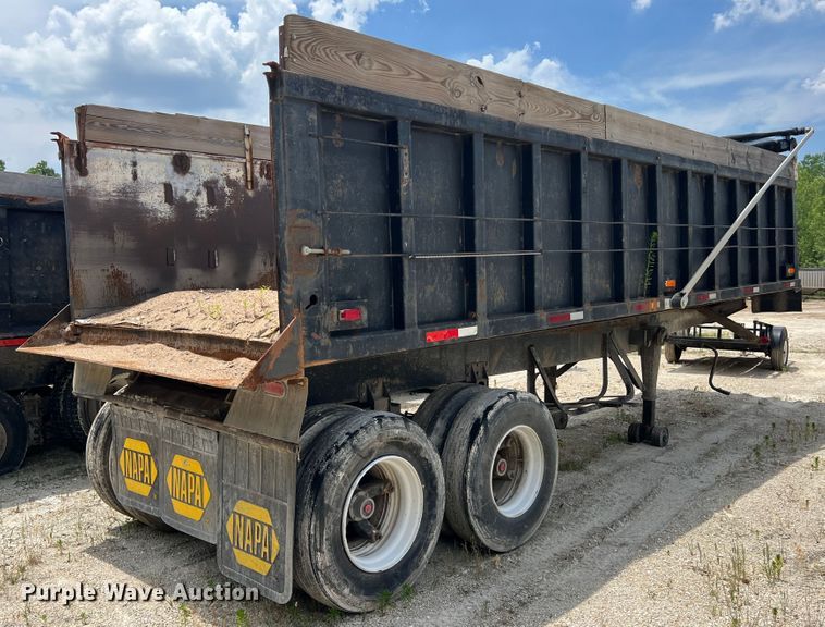 image for item JM9288 1968 Mt. Vernon HYH2127  end dump trailer