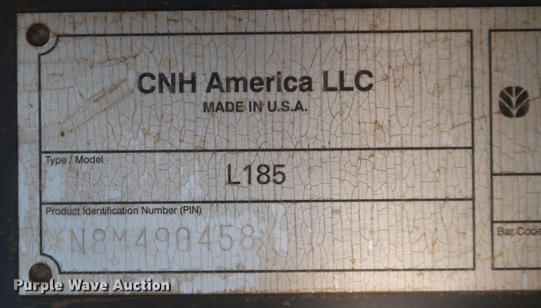 image for item JR9429 2008 New Holland L185  skid steer loader