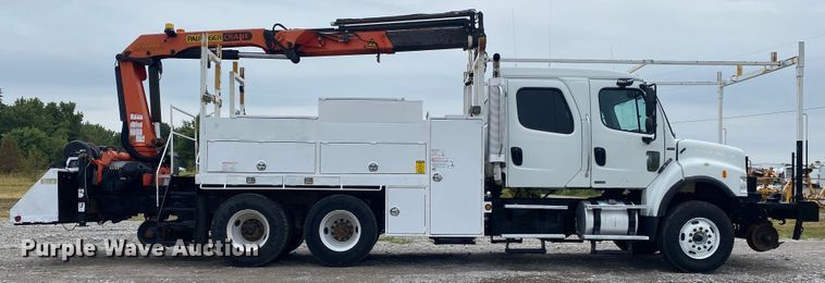 image for item JU9310 2007 Freightliner Business Class M2  Crew Cab crane truck