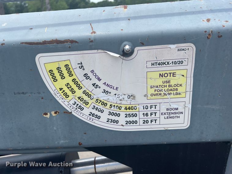 image for item JX9373 2010 Ford F550 Super Duty  crane truck