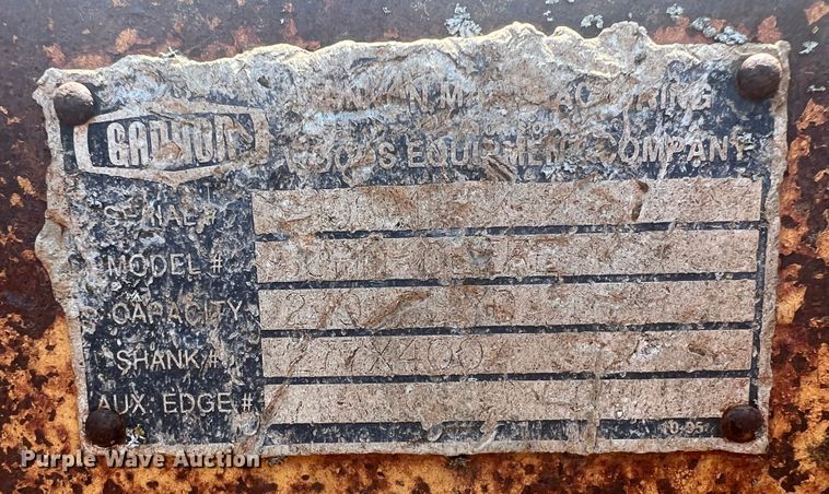 image for item JX9410 (2) excavator buckets