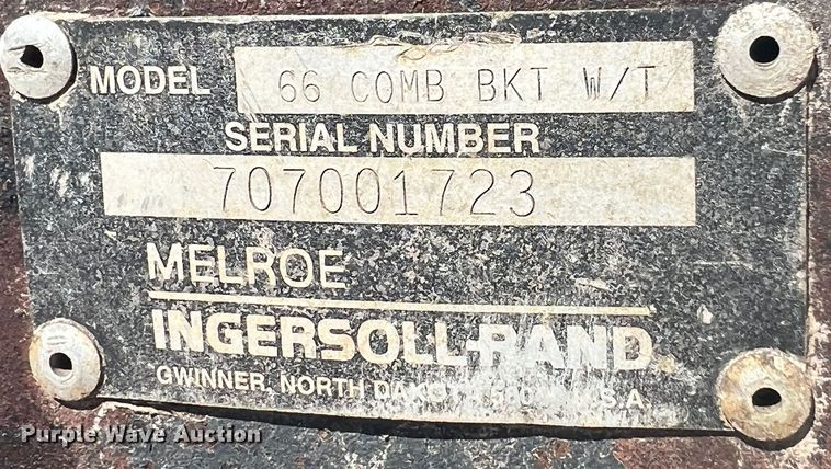 image for item JX9445 Ingersoll Rand 66  four-in-one skid steer bucket