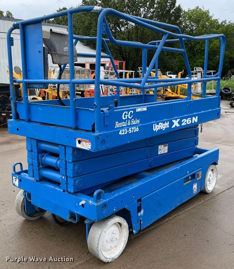 1997 Up Right X26N scissor lift in McAlester, OK | Item KE9332 sold ...